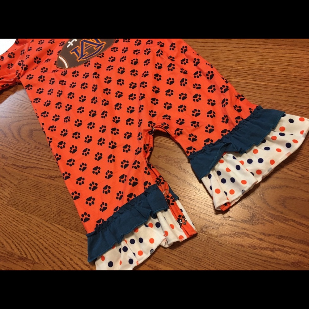 🆕🦅 Auburn Girl Romper 🦅 - Picture 3 of 3